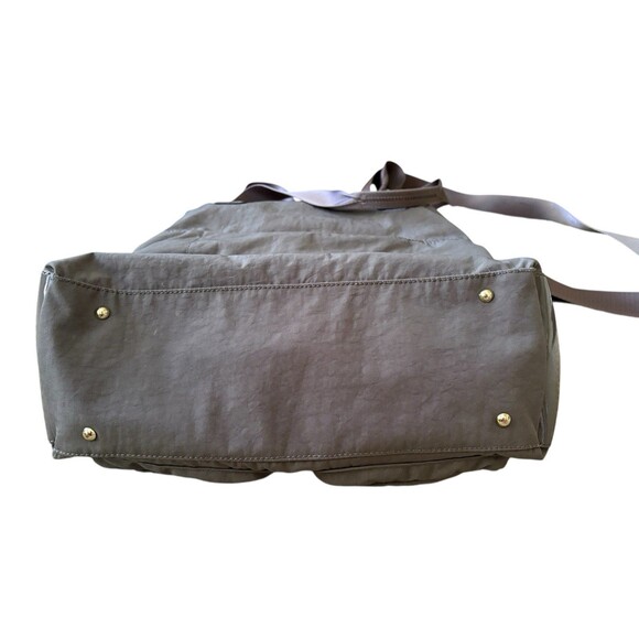 Kipling Camryn Women's Brown Nylon Laptop Travel Weekender Crossbody Bag - Picture 7 of 13